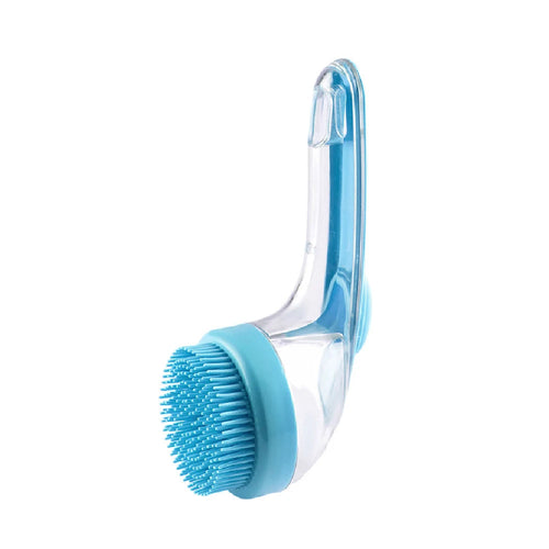 Pet Bath Brush for Small Dogs & Cats: Specialized Dog Washing Tool, Massage Scrub Brush - Pet Bathing Essential For